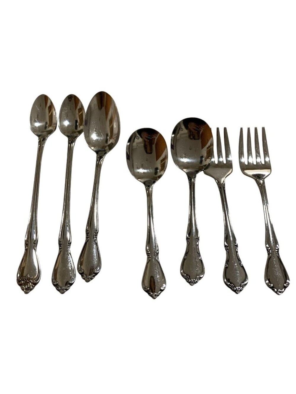 Oneidacraft Baby Child Chateau Flatware Spoon Fork Oneida Toddle Time Vintage